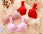 Imported Front Button Soft Cotton Bra | 4 pcs combo - 1