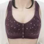 Imported Front Button Soft Cotton Bra | 4 pcs combo - 2 - Image 5