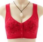 Imported Front Button Soft Cotton Bra | 4 pcs combo - 1 - Image 3